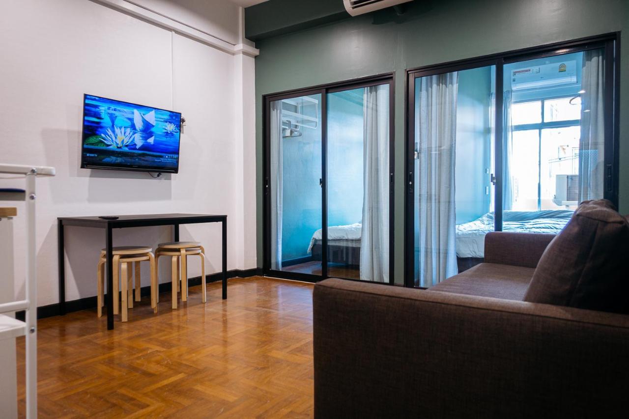 T3 Two Bedrooms Wifi Full Kitchen 1 Min To Bts Bangkok Exteriör bild